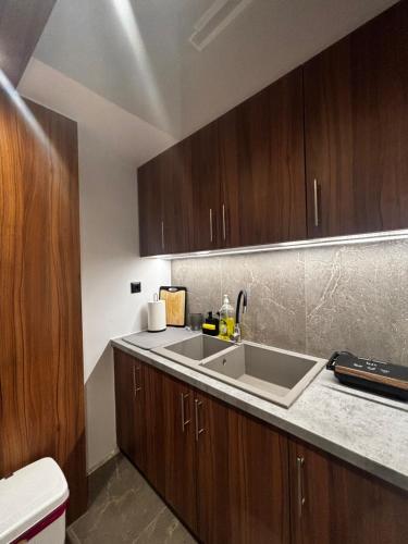 Η κουζίνα ή μικρή κουζίνα στο Melissa luxury apartment