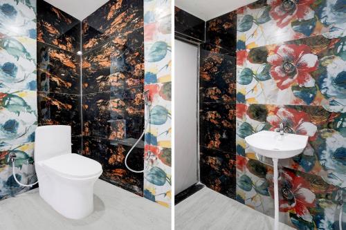 Un baño de HOTEL O RAJ PALACE