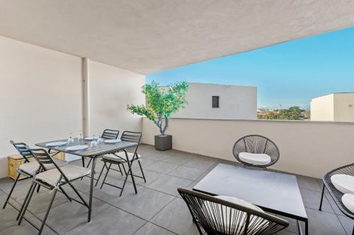 Balkón nebo terasa v ubytování Le Nid Bleu - 3 stars - Modernity & Quiet Place