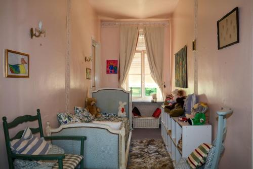 Χώρος καθιστικού στο Se ressourcer dans un manoir
