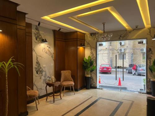 Χώρος καθιστικού στο nuba nile hotel