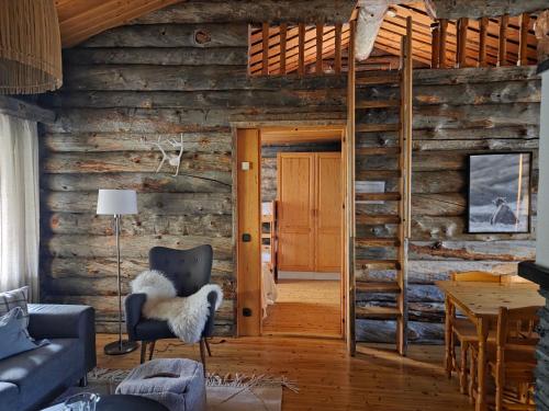 Posezení v ubytování Kelo Naava