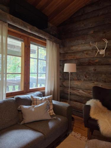 Posezení v ubytování Kelo Naava