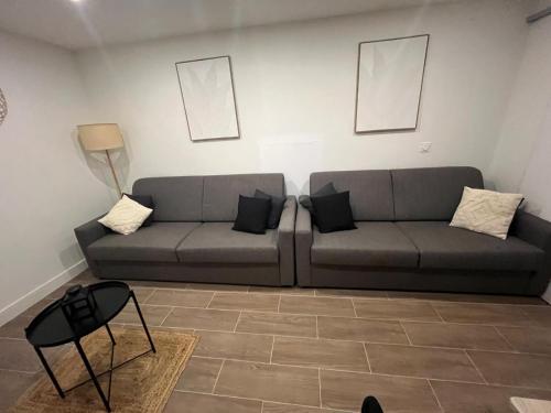 Χώρος καθιστικού στο Palais des festivals Studio meublé