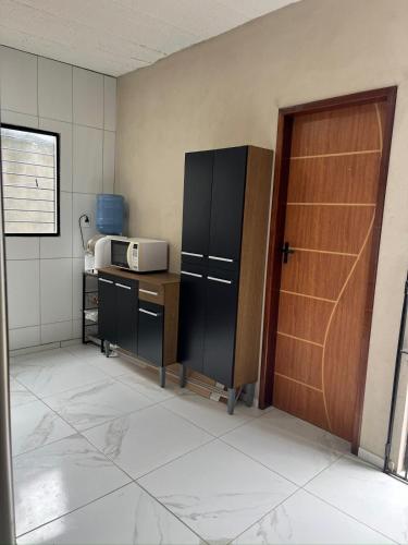 Kuchyň nebo kuchyňský kout v ubytování Pitimbu Beach House