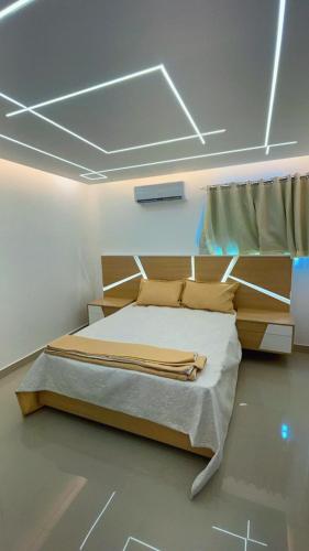 Katil atau katil-katil dalam bilik di Apartment in the heart of Santiago