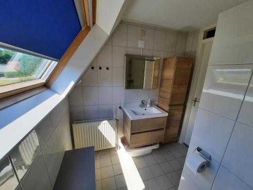 Vannituba majutusasutuses Recreëren en relaxen in luxe landhuis Drenthe