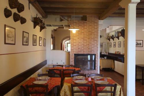 Χώρος καθιστικού στο Locanda Antico Fighèr