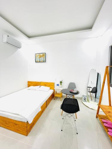 Katil atau katil-katil dalam bilik di Vũ Trâm Homestay