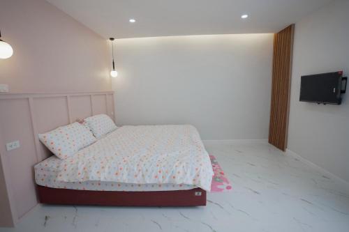 Katil atau katil-katil dalam bilik di Be House 5 SongKhla