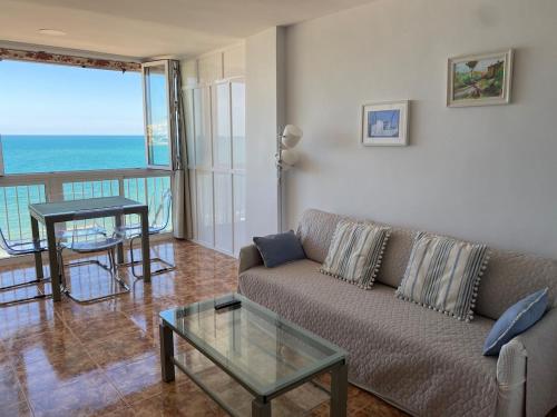 The beach and the sea in front of you