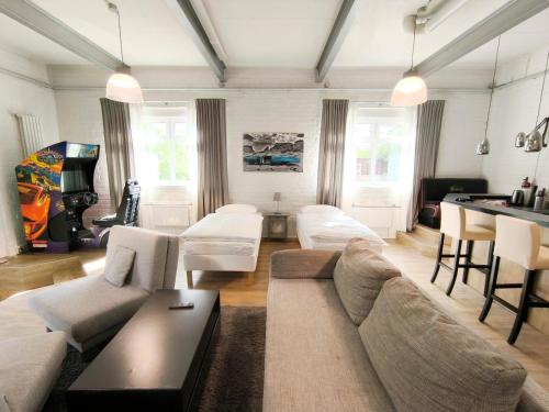 ブランケンフェルデにあるPension Belger Serviced Apartment Loftのギャラリーの写真