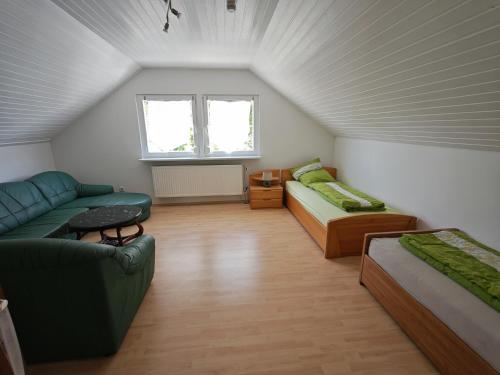 Χώρος καθιστικού στο Wohnung Michelle