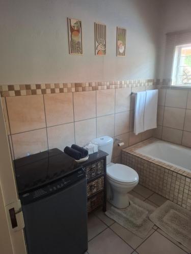 Bilik mandi di Mountain View Self-Catering Accommodation