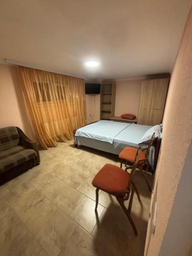 Katil atau katil-katil dalam bilik di Hotel Giurgiulești