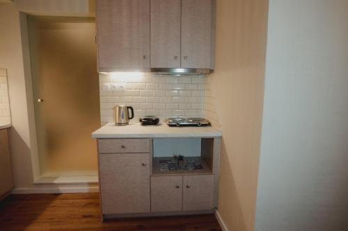 Andromeda apartmentsにあるキッチンまたは簡易キッチン