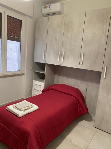Ένα ή περισσότερα κρεβάτια σε δωμάτιο στο Appartament house