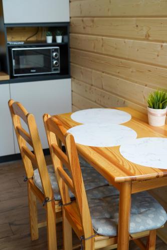 Køkken eller tekøkken på Leśny Zakątek