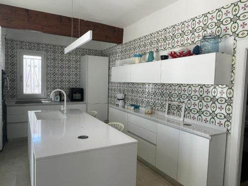 Køkken eller tekøkken på Villa Regina