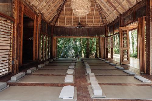 Κήπος έξω από το Onze Xpu Ha Sanctuary, Tulum