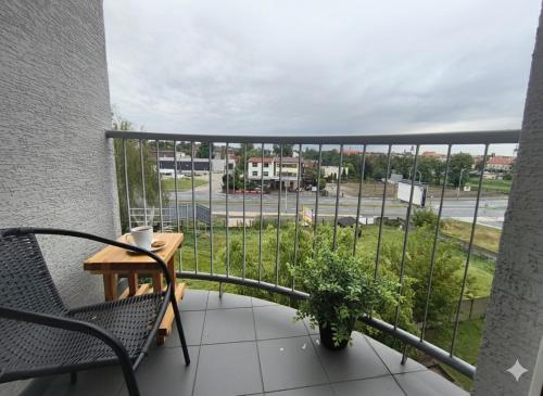 Balkón nebo terasa v ubytování WRN APARTAMENTY