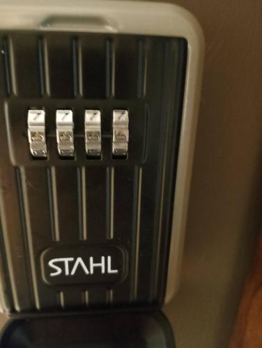 a close up of a grill on a stove at Apartamenty 3 Maja in Płock