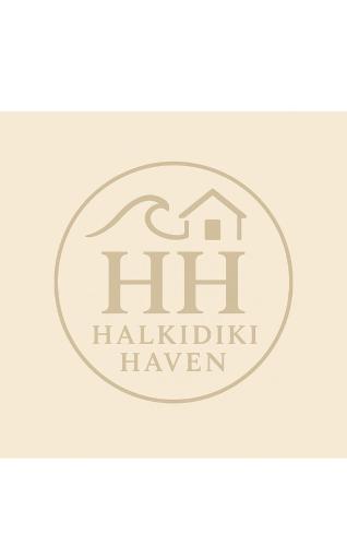 a vector illustration of a house with the text hinduikihaven at Nikos & Eleni Maisonette in Nea Fokea