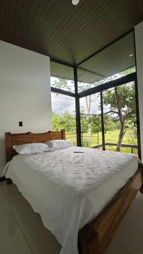 Katil atau katil-katil dalam bilik di Tree of Heaven Lodge