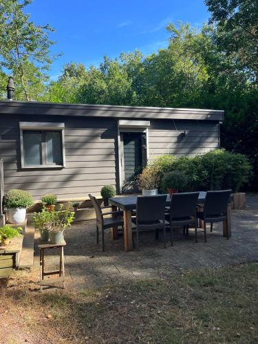 Κήπος έξω από το RustOord Chalet Ontspannen op de Veluwe