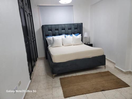 Katil atau katil-katil dalam bilik di Apartamento dos dormitorios en la zona colonial