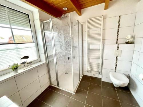 Koupelna v ubytování Holiday home with 3 bedrooms