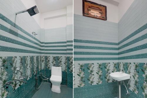 Koupelna v ubytování HOTEL O CR GRAND