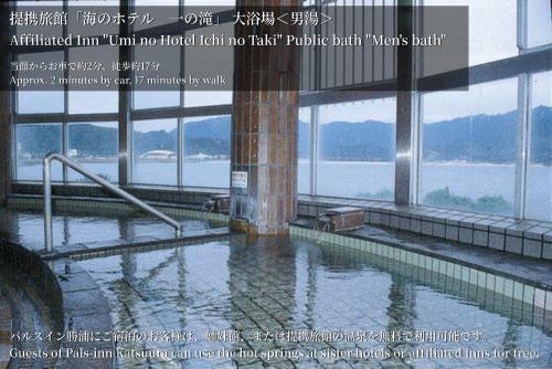 a picture of a swimming pool in a building at Pals Inn Katsuura in Katsuura