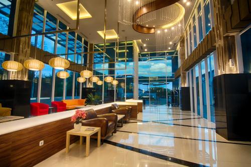 Majoituspaikan Hotel 88 Kopo Bandung By WH baari tai lounge-tila