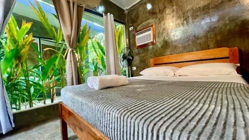 Katil atau katil-katil dalam bilik di Small quiet private house
