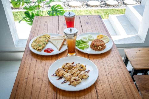 Jídlo v vily nebo okolí