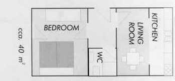 a floor plan of a building with numbers on it at KUĆA ŠKRABIĆ in Baška Voda