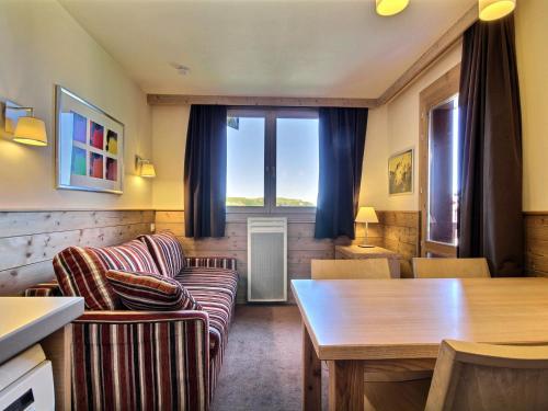 Studio-cabine pour 4 à Belle Plagne avec balcon
