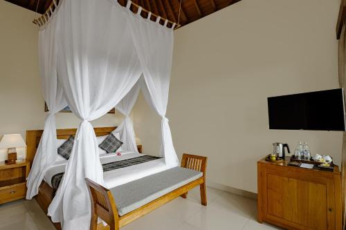 TV a/nebo společenská místnost v ubytování Yanyan Resort Ubud