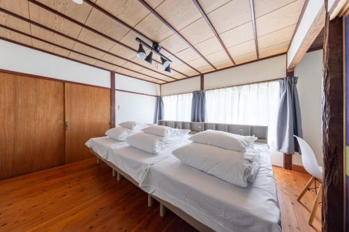 Letto o letti in una camera di Villa Estark