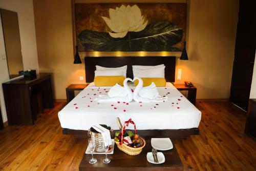 Katil atau katil-katil dalam bilik di Terrace Green Hotel and Spa - Free Airport Shuttle Service