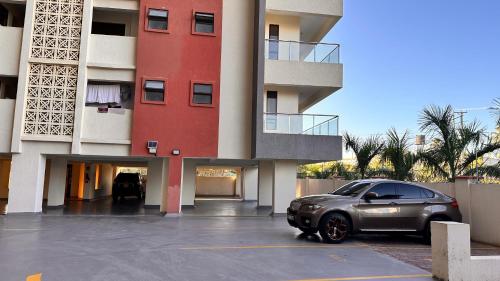 Das Gebäude in dem sich das Aparthotel befindet