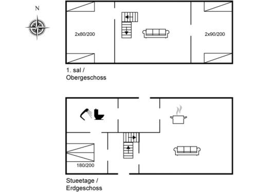 a schematic diagram of the experimental setup at Holiday Home Aughe - 25km from the sea by Interhome in Bredebro