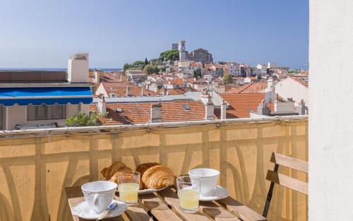 Bel Appartement 5* Vue Mer Et Suquet - Centre Cannes