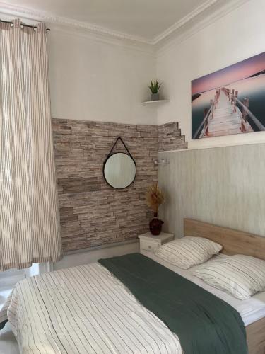 Llit o llits en una habitació de Studio centre ville