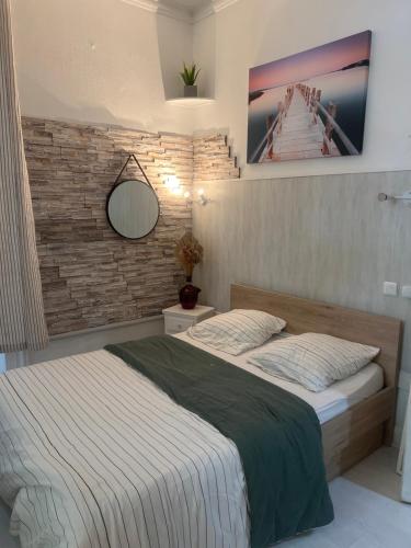 Llit o llits en una habitació de Studio centre ville