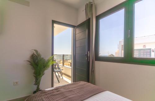 Ένα ή περισσότερα κρεβάτια σε δωμάτιο στο Luxury Suite Bocaina Sea Front