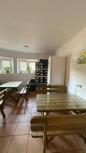 Χώρος καθιστικού στο Hostel Harmonia