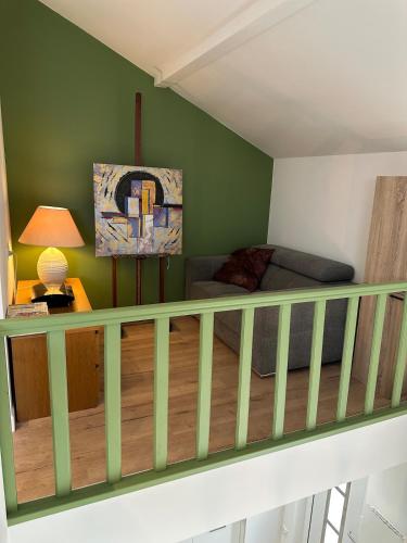 Ένα ή περισσότερα κρεβάτια σε δωμάτιο στο Les vaniers