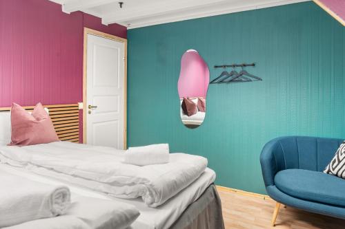 Letto o letti in una camera di Tromso Downtown Apartments - Main Street